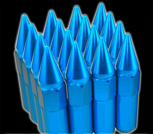 China 60mm Tuner, der Ansatz-Nüsse 14x1.5 für Räder/Kante, blaue ausgedehnte Ansatz-Nüsse läuft usine