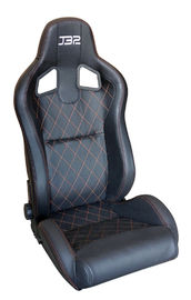 Verstellbares Schwarzes PVC/PU laufender Seat-/Sport-Rennwagen Seat mit einzelnem Schieber